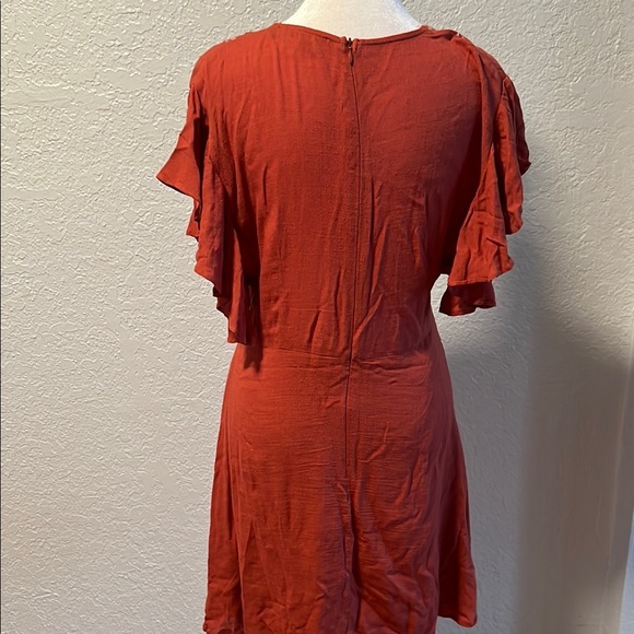 Blue Rain Rust Mini Dress - Picture 5 of 5